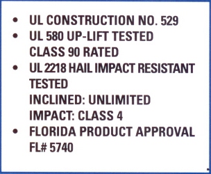 residential standing seam panel specs